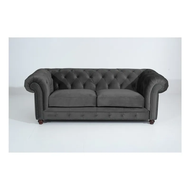 Oferta Antracytowa sofa Max Winzer Orleans Velvet, 216 cm Bonami
