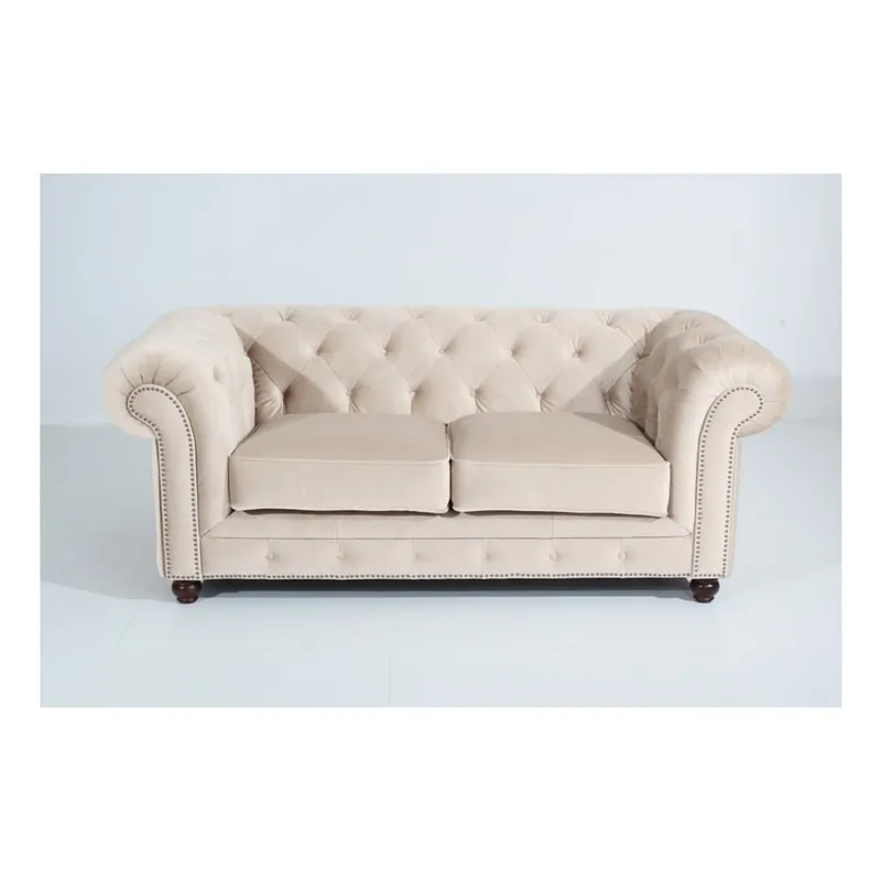 Kremowa sofa Max Winzer Orleans Velvet, 196 cm Bonami Dodaj do koszyka