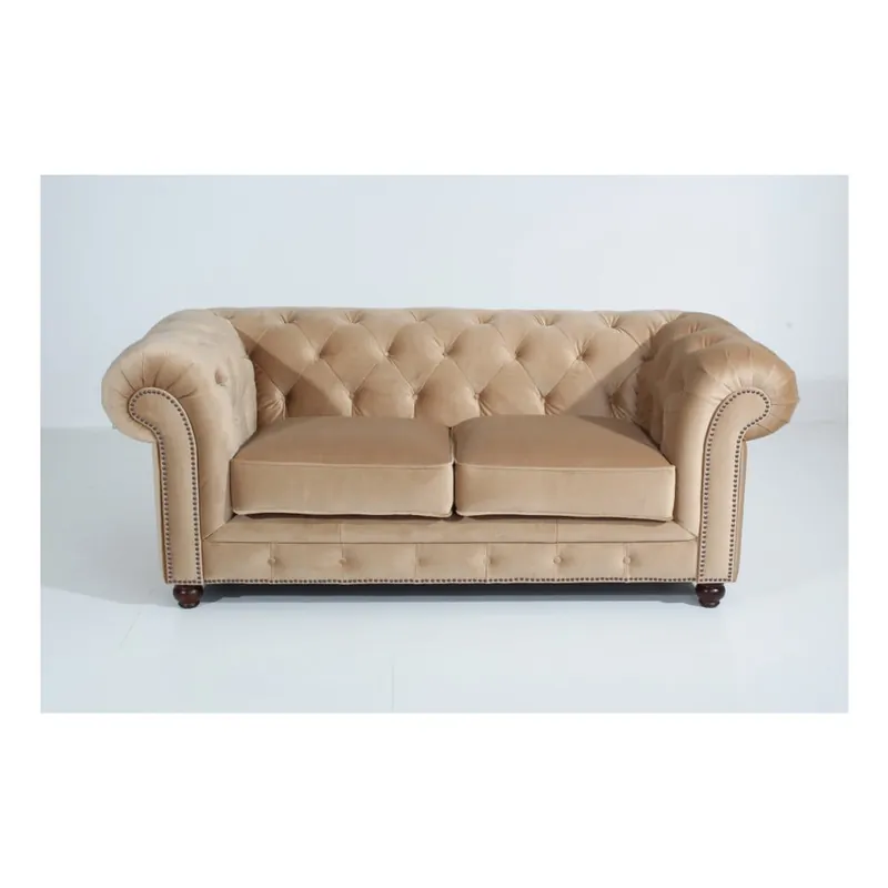 Rabat Jasnobeżowa sofa Max Winzer Orleans Velvet, 196 cm Bonami