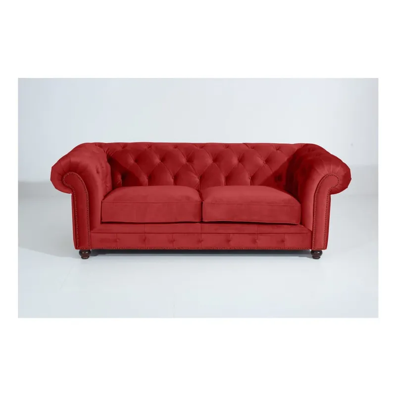 Ceglasta sofa Max Winzer Orleans Velvet, 216 cm Bonami Szybka dostawa