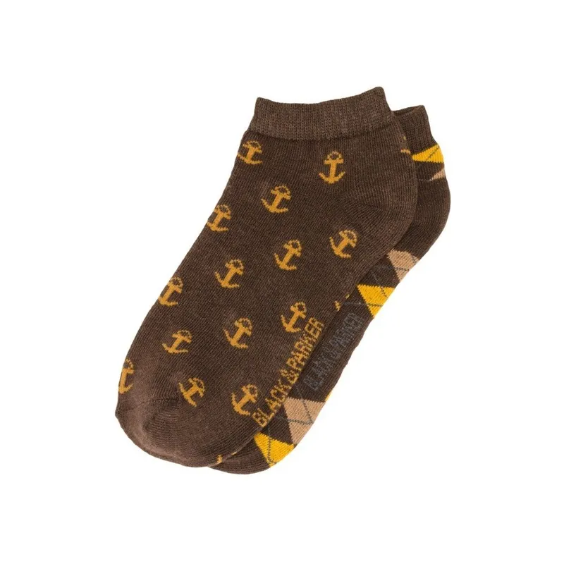 Nowość Zestaw 2 par niskich skarpetek unisex Black&Parker London Hurley, rozmiar 37/43 Bonami