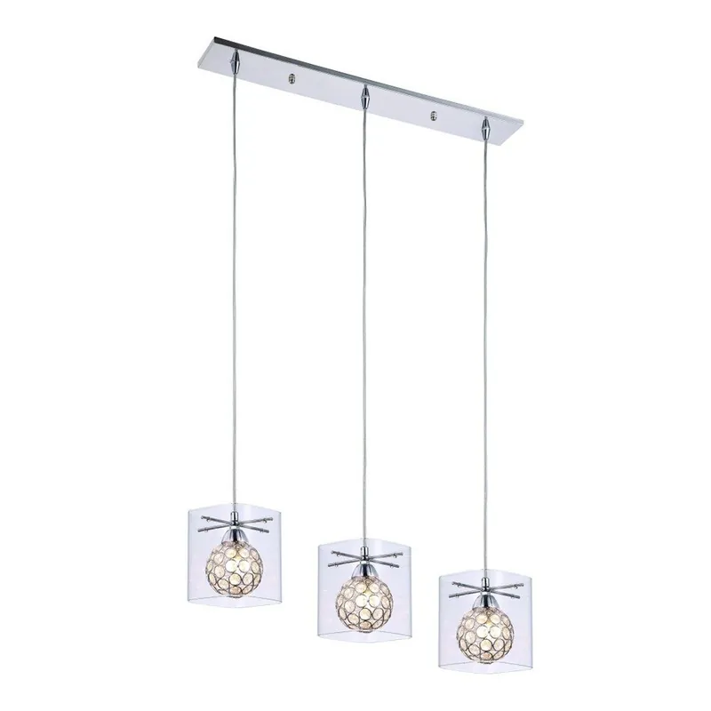 Szybka dostawa Lampa wisząca z 3 kloszami Light Prestige Spark Bonami