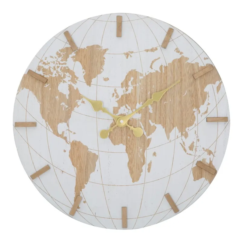 Zegar ścienny Mauro Ferretti White World, ⌀ 39 cm Bonami Super okazja