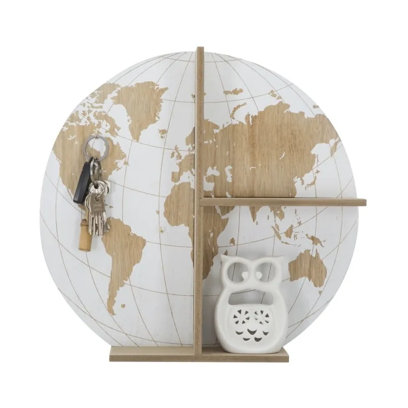 Najlepsza cena Półka Mauro Ferretti White World Globe Bonami
