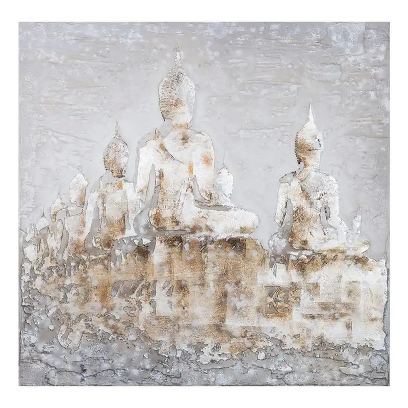 Premium Obraz na płótnie Moycor Quebec Buddhas, 100x100 cm Bonami