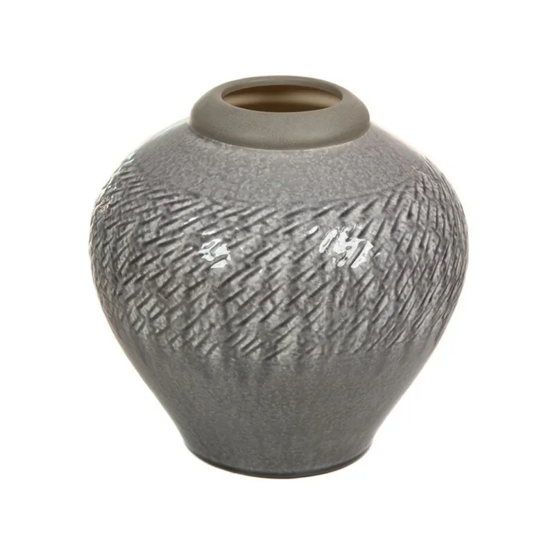 Najlepsza cena Szary ceramiczny wazon Santiago Pons Lira Bonami
