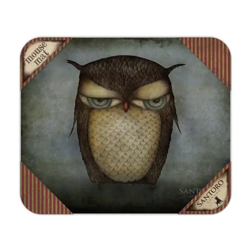 Ekspresowa dostawa Podkładka pod mysz Santoro London Grumpy Owl Bonami