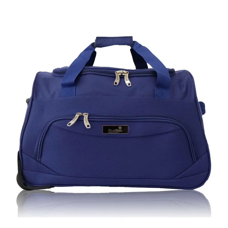 Premium Niebieska torba podróżna na kółkach Blue Star Breme, 91 l Bonami