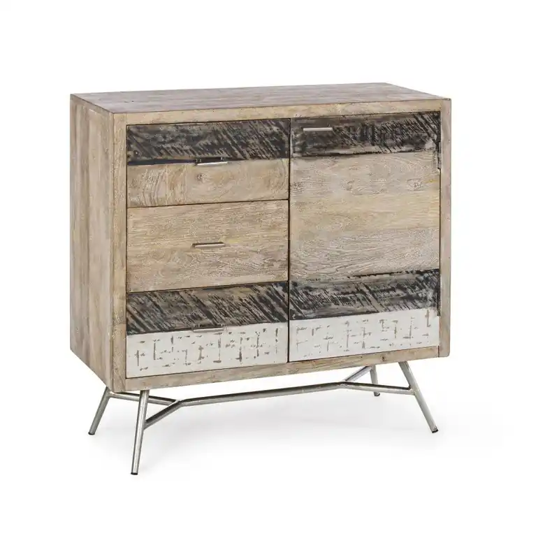 Komoda z drewna mangowca z szufladą Bizzotto Leiston, szer. 85 cm Bonami Kup online