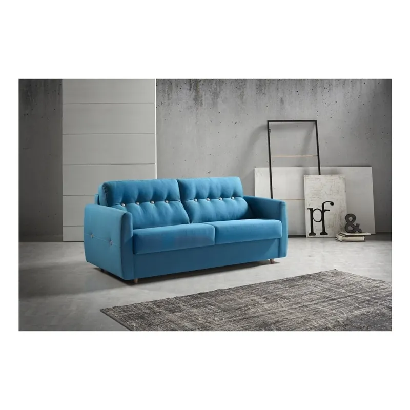 Szybka wysyłka Niebieska sofa rozkładana Suinta Como, szer. 210 cm Bonami