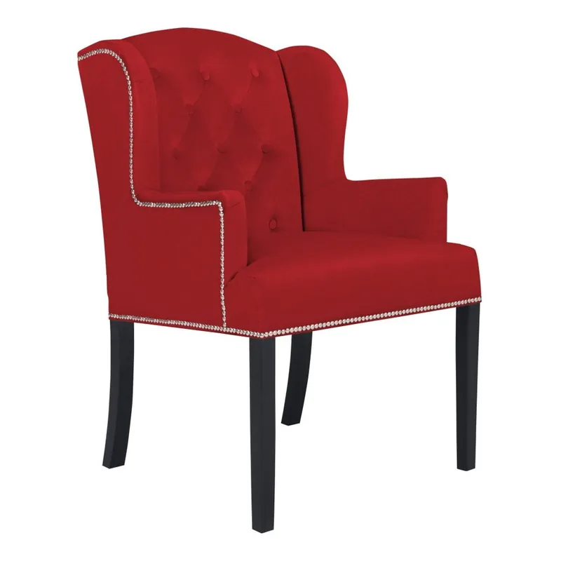 Oferta limitowana Czerwony fotel Mazzini Sofas Apollo Bonami