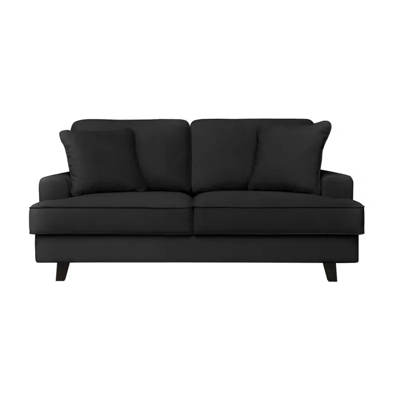 Oferta Czarna sofa dwuosobowa Cosmopolitan design Berlin Bonami