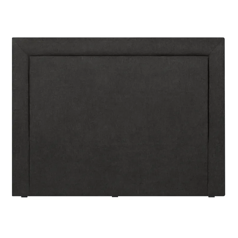 Wyprzedaż Czarny zagłówek łóżka Mazzini Sofas Ancona, 140x120 cm Bonami