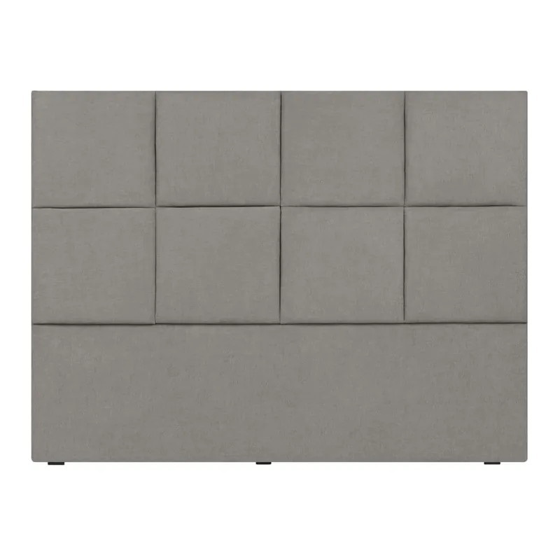 Tani Jasnoszary zagłówek łóżka Mazzini Sofas Barletta, 200x120 cm Bonami