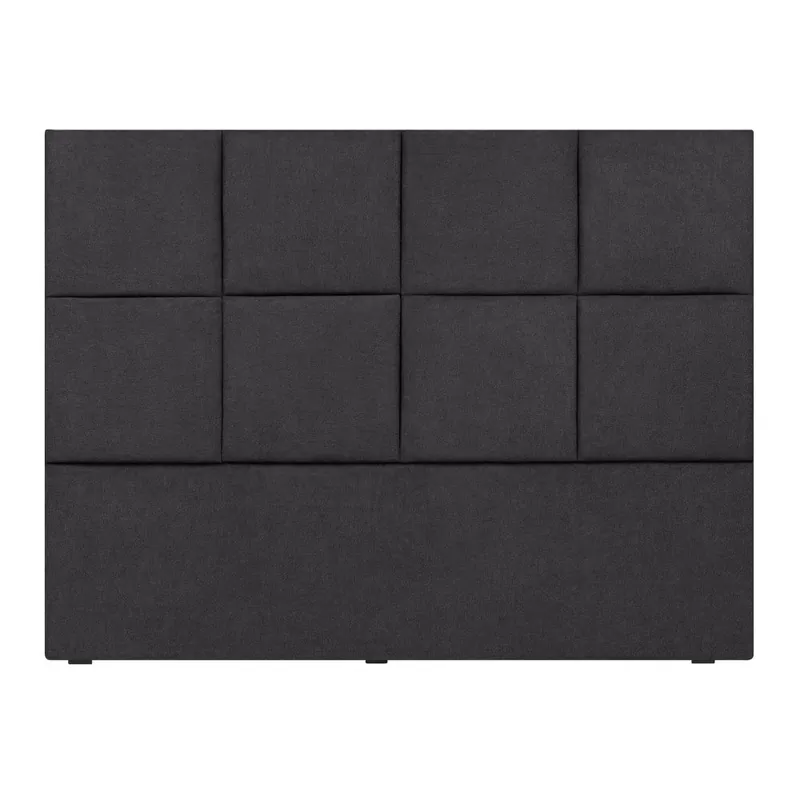 Ciemnoszary zagłówek łóżka Mazzini Sofas Barletta, 200x120 cm Bonami Ograniczona ilość