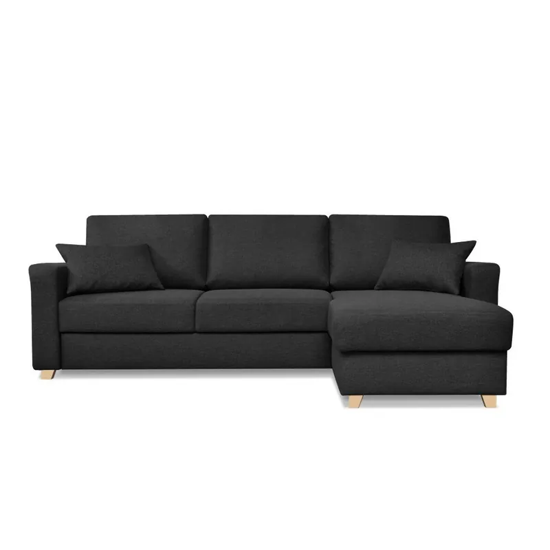 Kup online Czarna sofa rozkładana Cosmopolitan design Nice Bonami