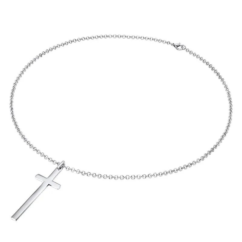 Wyjątkowa oferta Naszyjnik w kolorze srebra z krzyżem Bonami