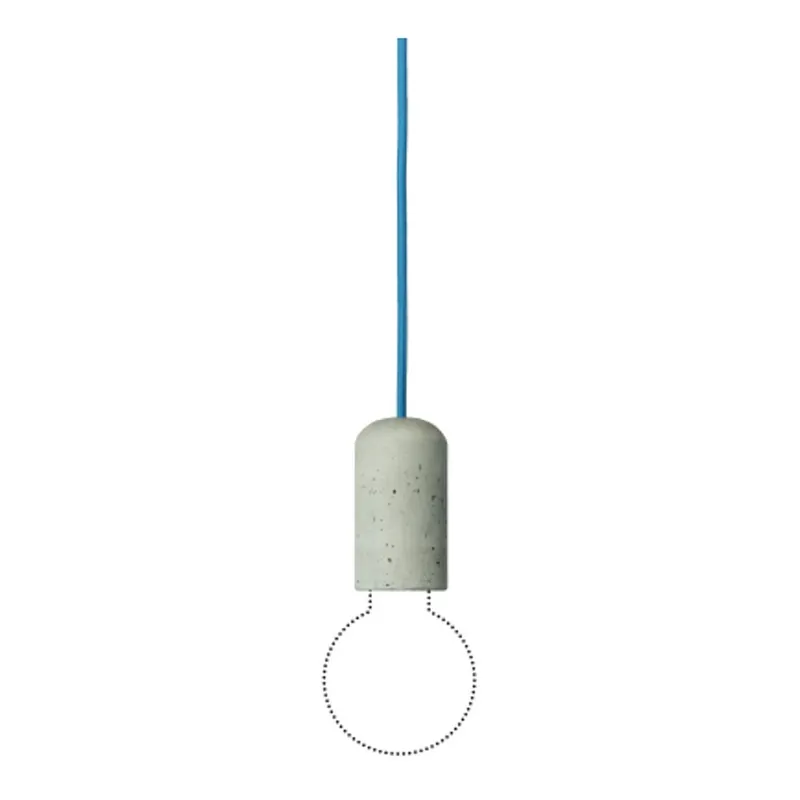 Lampa betonowa Pure z niebieskim kablem Jakuba Velínskiego, 1,2 m Bonami Najlepsza cena