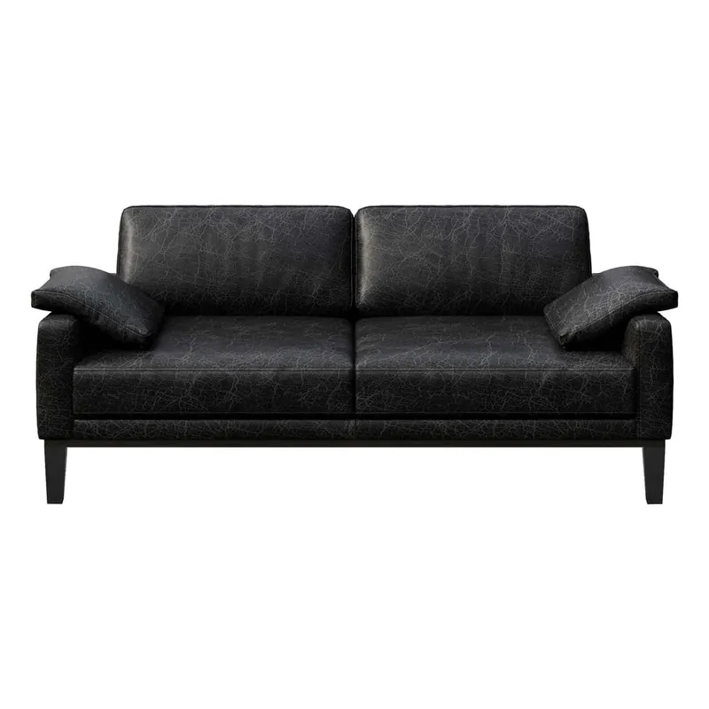 Kup teraz Czarna sofa skórzana MESONICA Musso, 173 cm Bonami