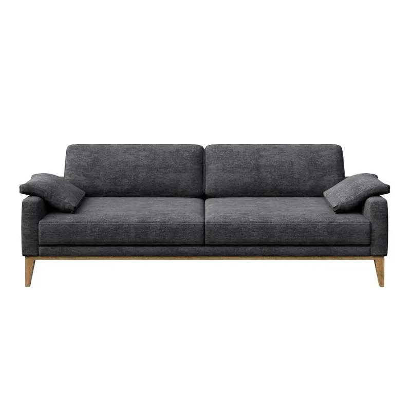Okazja Ciemnoszara sofa trzyosobowa MESONICA Musso, 211 cm Bonami