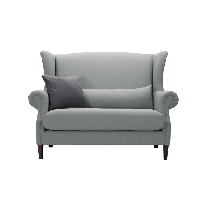 Nowy Jasnoszara sofa 2-osobowa Rodier Alpaga Bonami