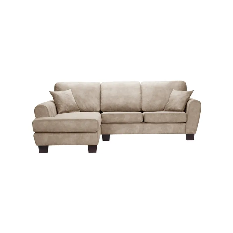Promocja Beżowa sofa narożna z szezlongiem po lewej stronie Rodier Intérieus Tweed Bonami