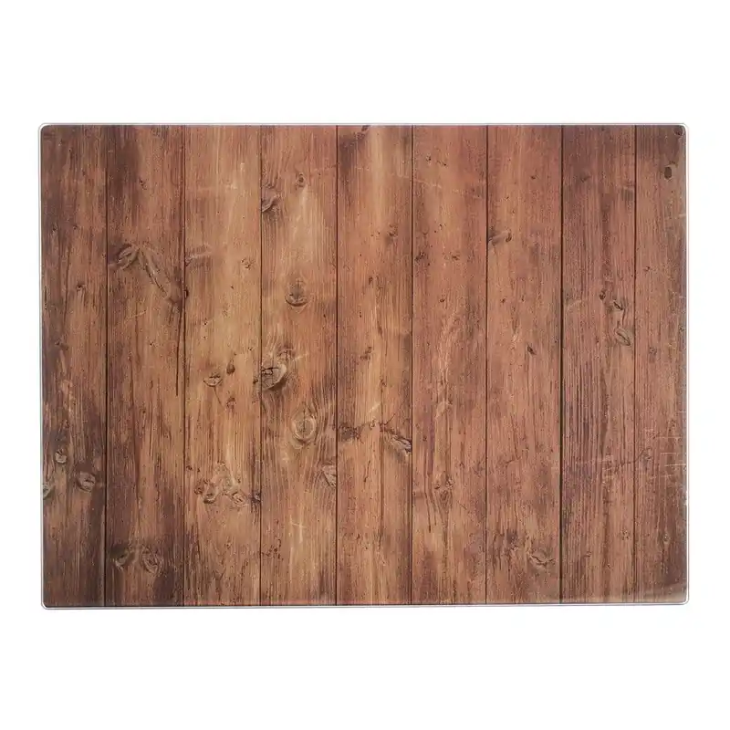 Nie przegap Brązowa deska szefa kuchni z dekorem drewna Typhoon 40x30 cm Bonami