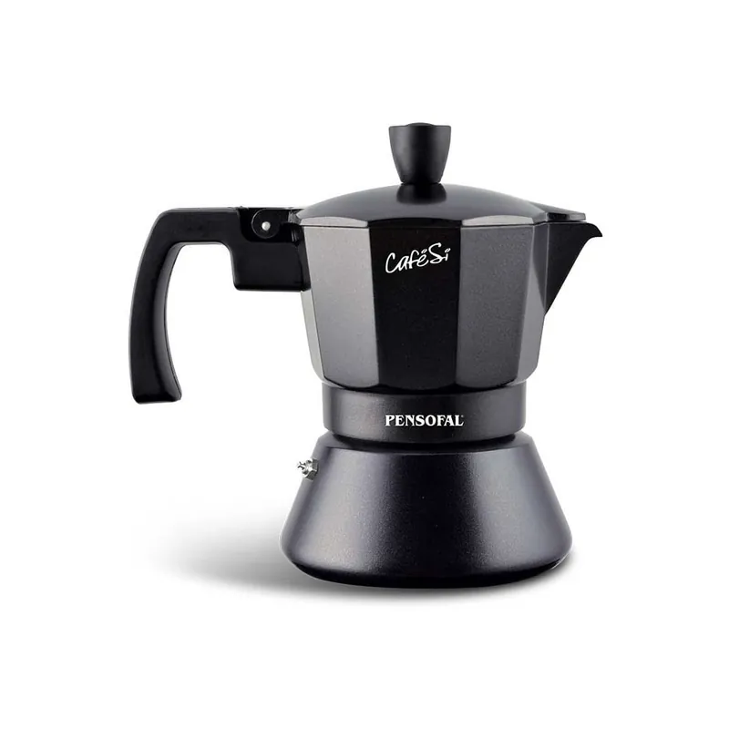 Czarna kawiarka do espresso Pensofal Cafesi Noir, 3 filiżanki Bonami Wyjątkowa oferta