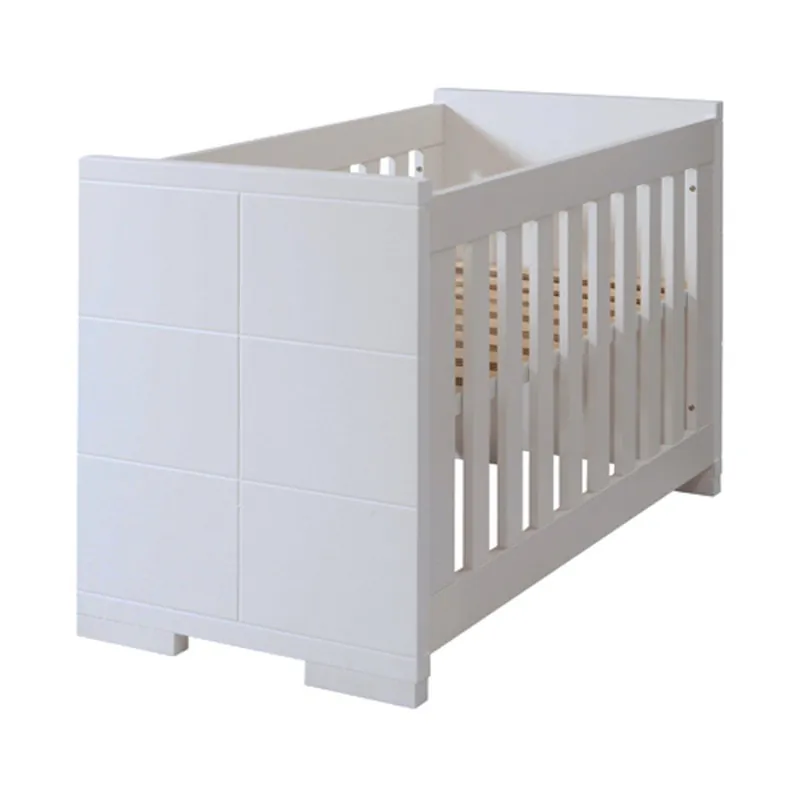 Białe łóżeczko dziecięce ze zdejmowanymi bokami Núvol Blanca, 140x70 cm Bonami Oferta limitowana