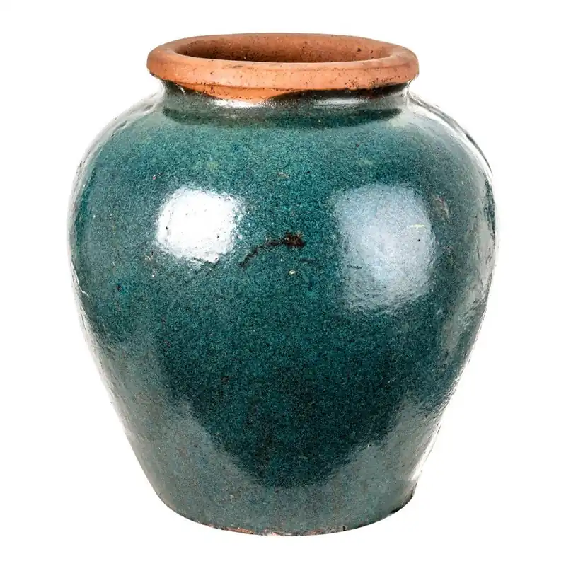 Bezpieczna płatność Zielony wazon ceramiczny VICAL HOME Chiyuta, 40x41 cm Bonami