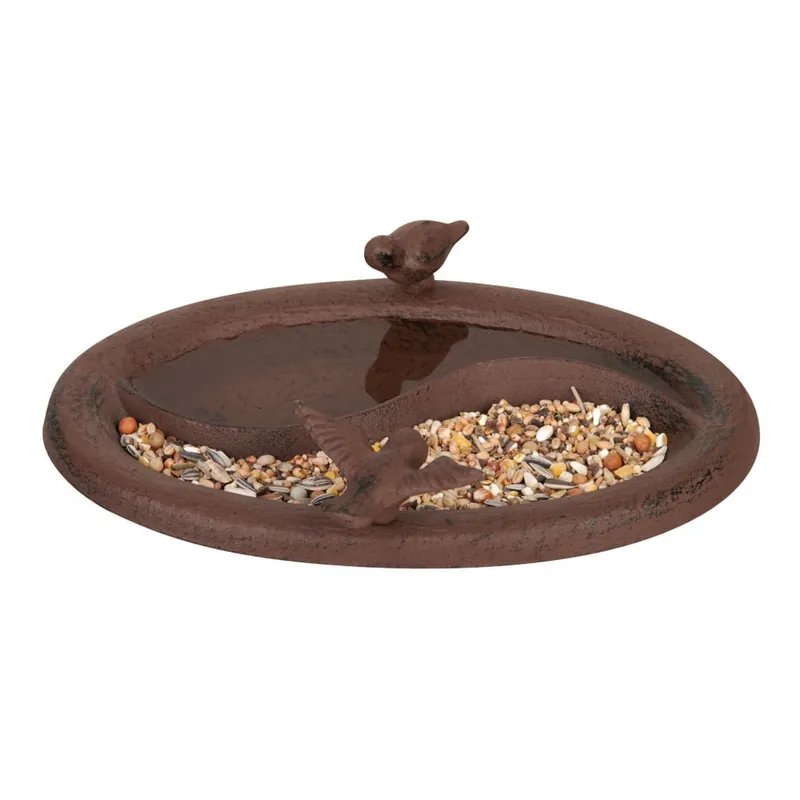 Żeliwne owalne poidełko dla ptaków Esschert Design Duo, szer. 29 cm Bonami Tani