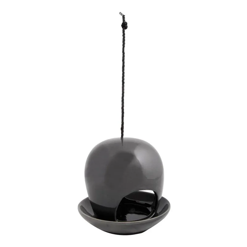 Szary ceramiczny karmnik Esschert Design, ⌀ 18 cm Bonami Szybka wysyłka