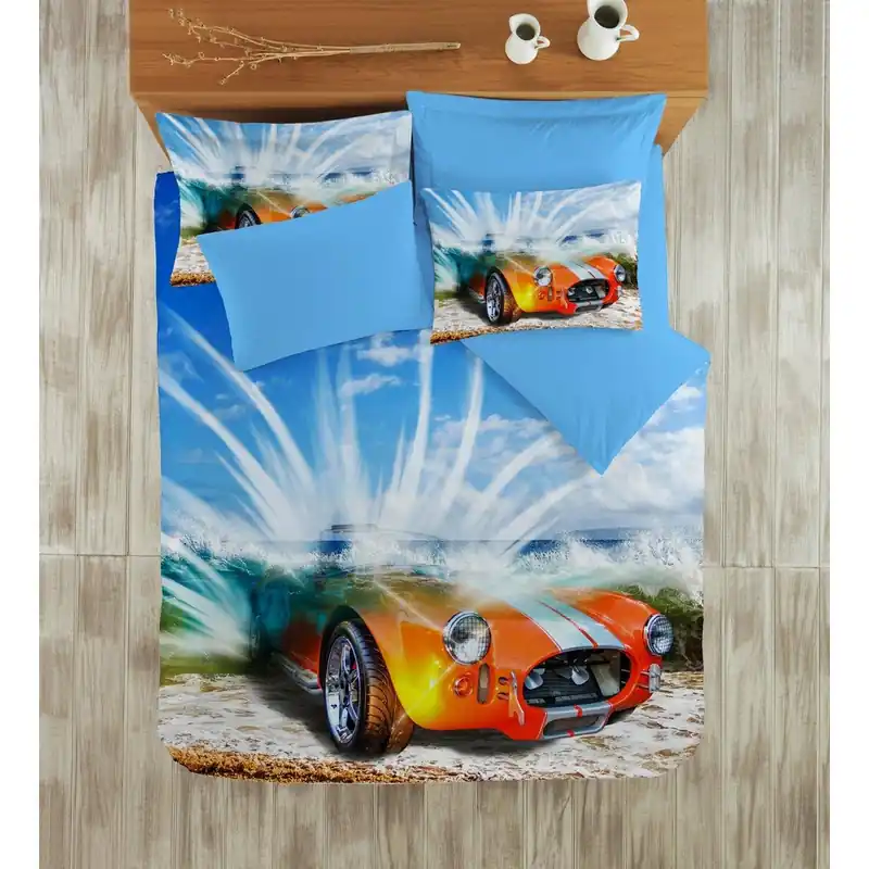 Wyjątkowa oferta Pościel dwuosobowa z prześcieradłem Furious, 200x220 cm Bonami