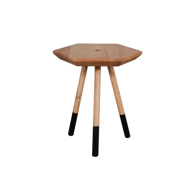 Nie przegap Stolik z litego drewna dębowego FLAME furniture Inc. Prizmata Bonami