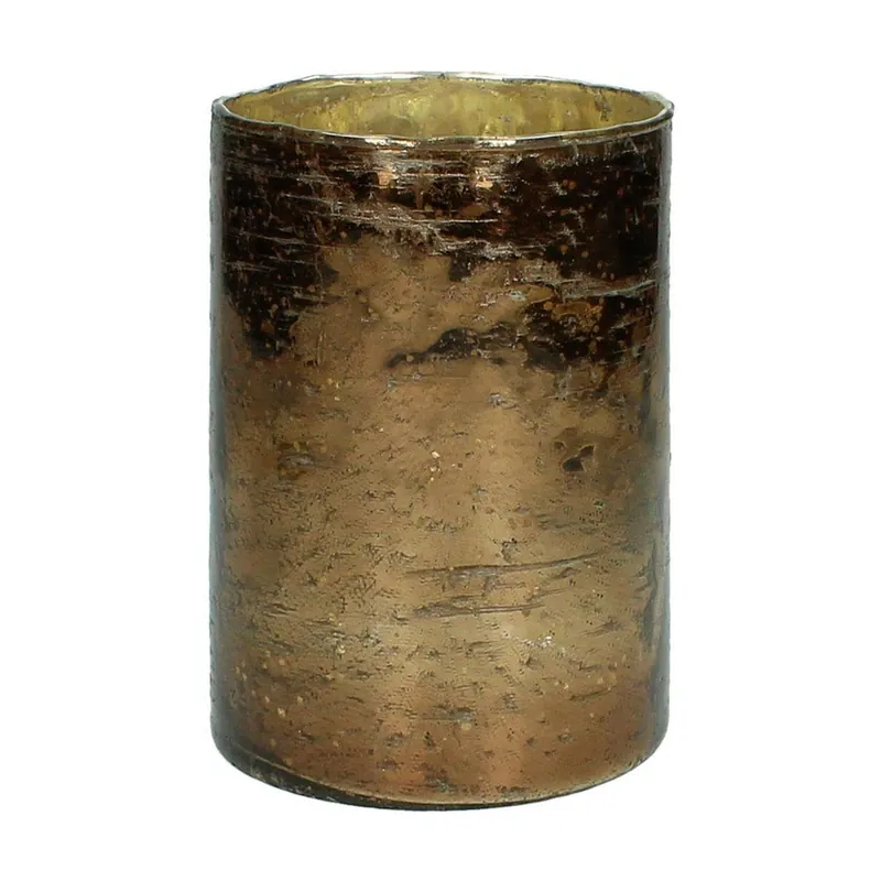 Tylko do końca tygodnia Brązowy świecznik szklany HF Living, wys. 17 cm Bonami