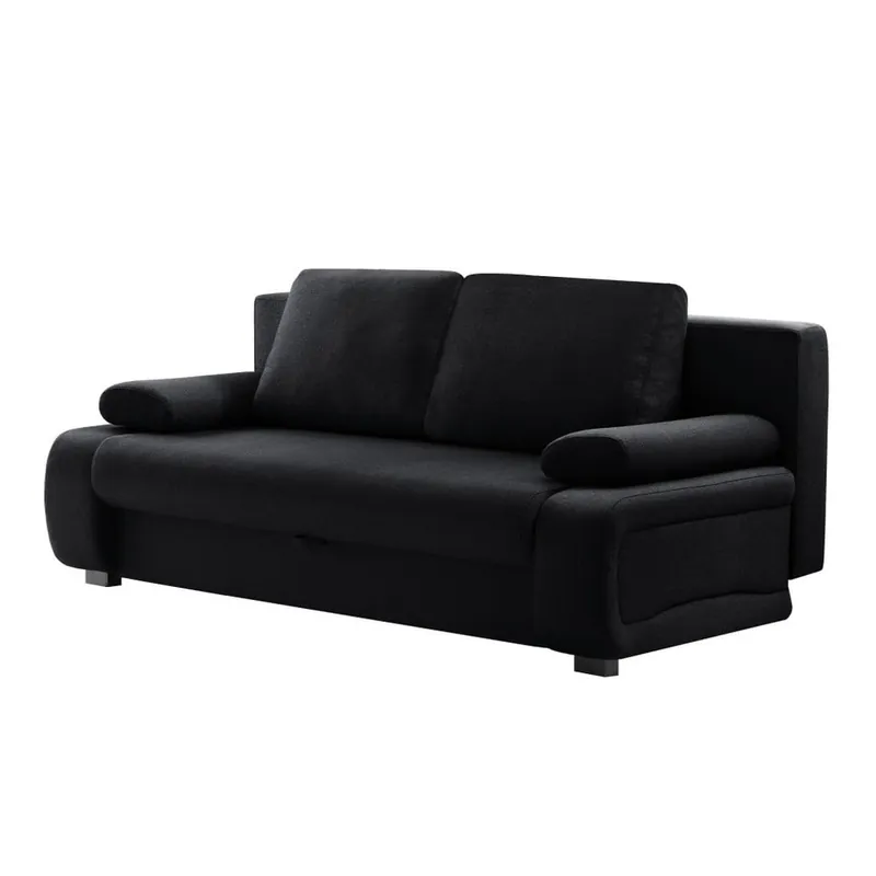 Czarna rozkładana sofa INTERIEUR DE FAMILLE PARIS Bonheur Bonami Kup online
