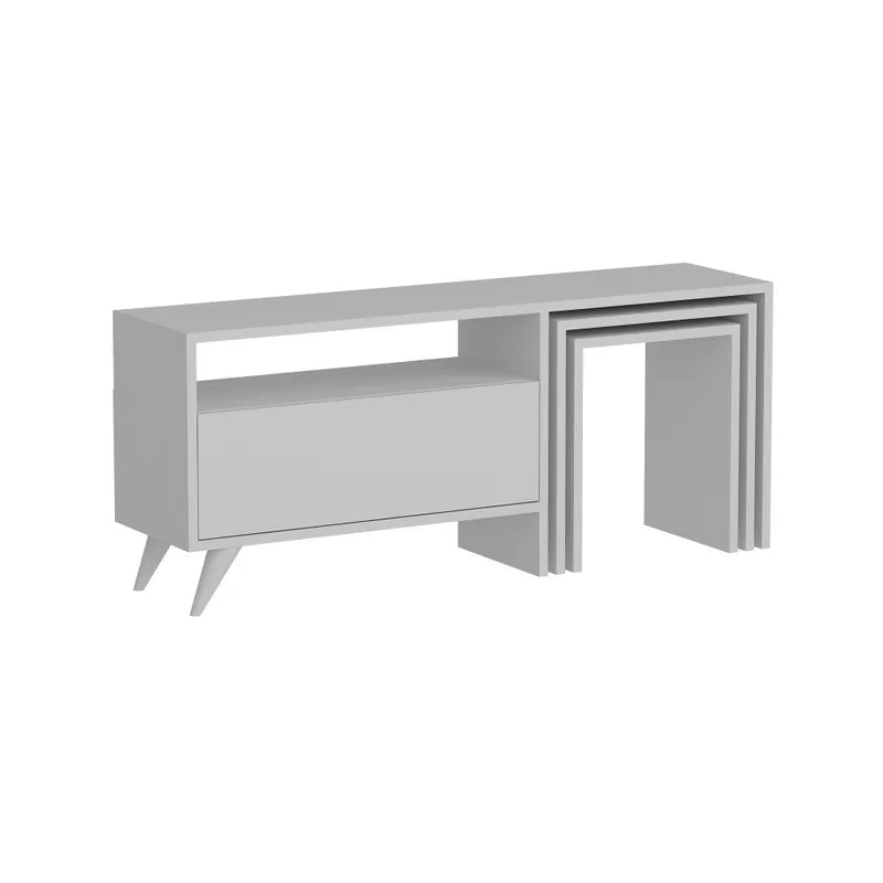 Wysoka jakość Biały stolik pod TV Mobito Design Logy Bonami