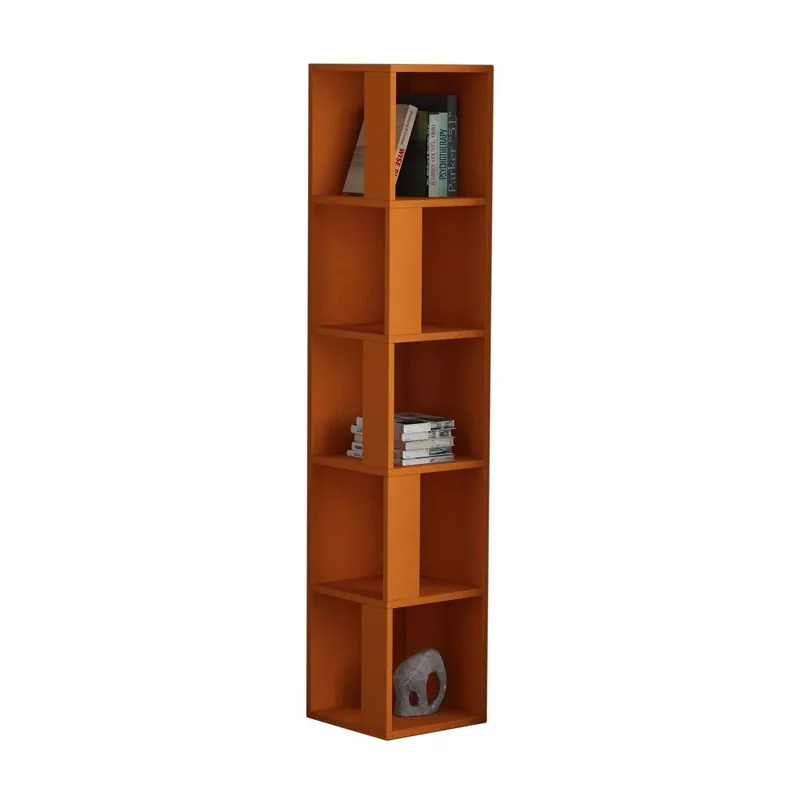 Pomarańczowa biblioteczka narożna Mobito Design Piano Bonami Wysoka jakość