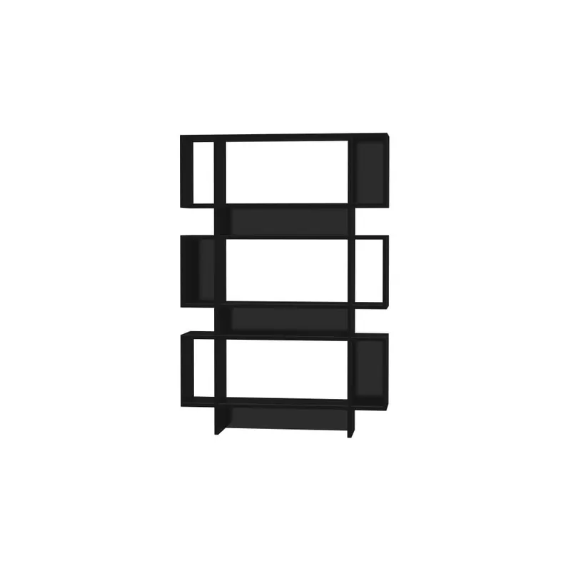 Wyprzedaż Czarna biblioteczka Mobito Design Poligo Bonami