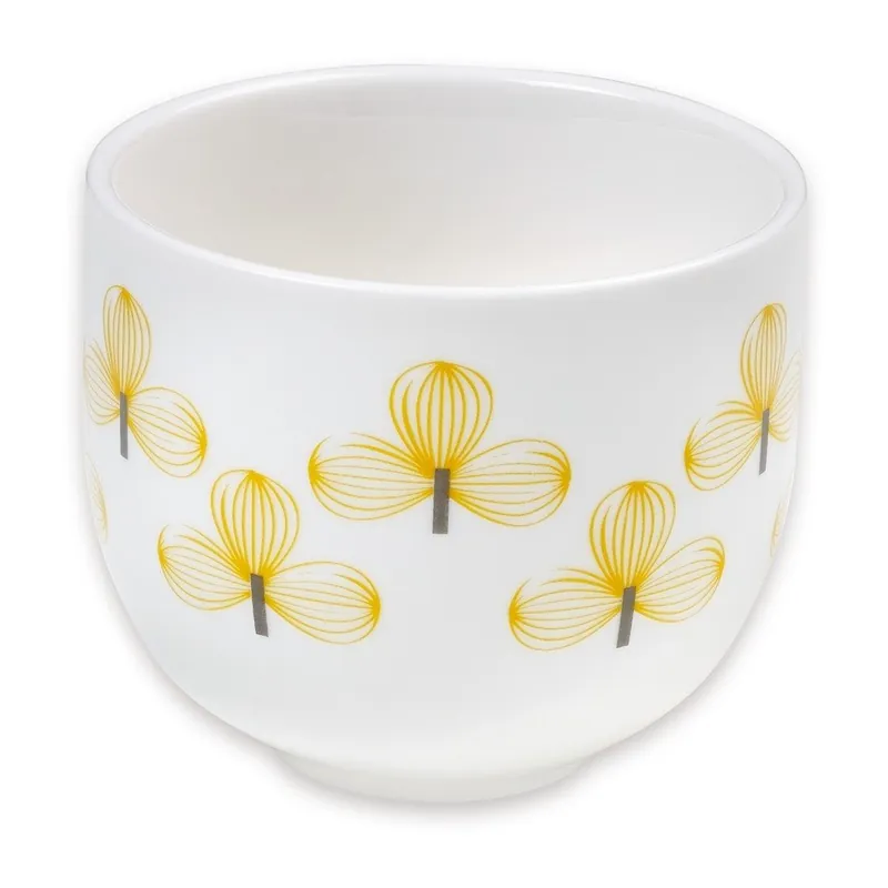 Kubek porcelanowy z żółtymi kwiatkami Mr & Mrs Clynk Coffee Bonami Bestseller