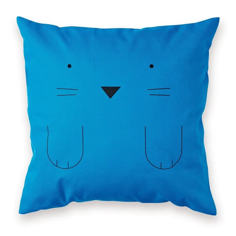 Niebieska poduszka Bandjo Purr Bonami Kup teraz