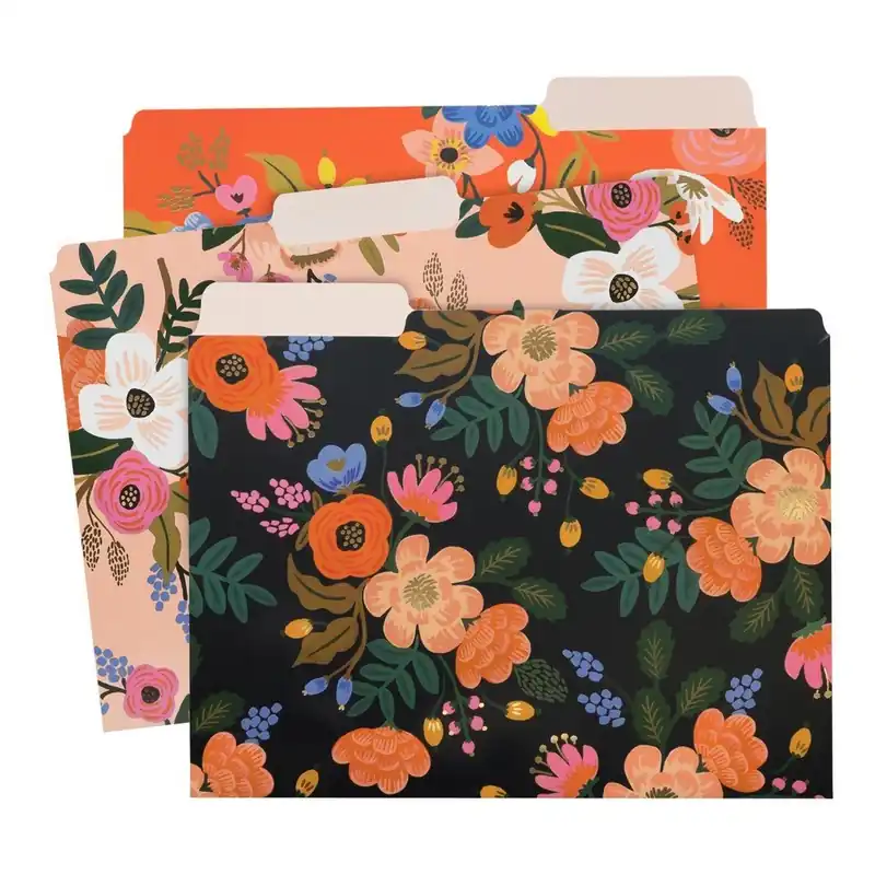 Obniżka ceny Zestaw 3 teczek na dokumenty Rifle Paper Lively Floral Bonami