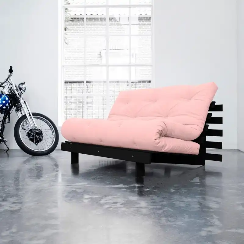 Wyprzedaż Sofa wielofunkcyjna Karup Roots Wenge/Pink Peonie Bonami