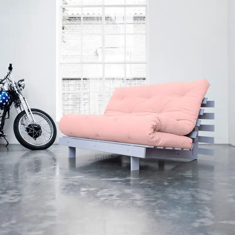 Nowy Sofa wielofunkcyjna Karup Roots Cool Gray/Pink Peonie Bonami