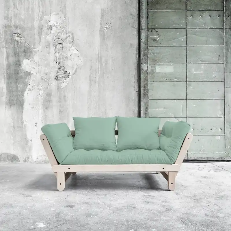 Szybka wysyłka Sofa rozkładana Karup Beat Beech/Peppermint Bonami
