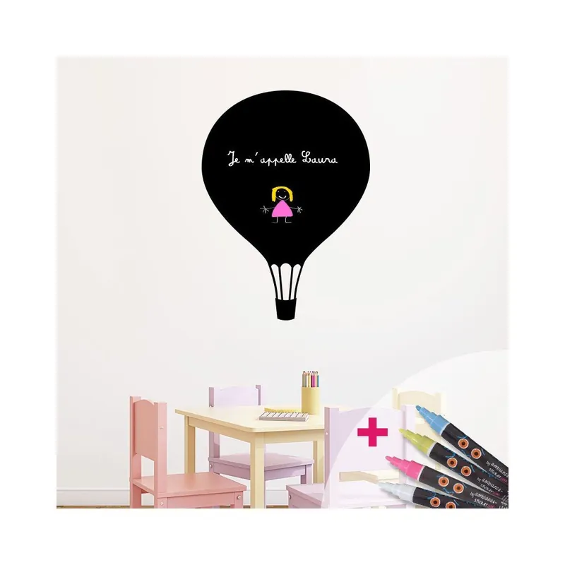 Tablica samoprzylepna z 4 kredowymi mazakami Fanastick Balloon Bonami Nowy