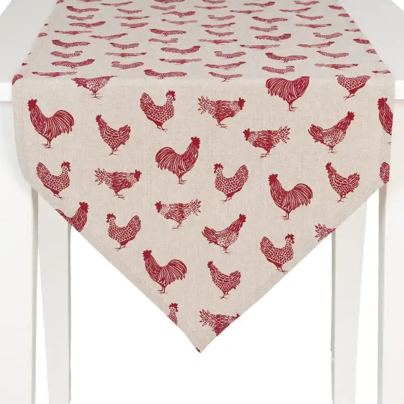 Dostępne od ręki Bieżnik Clayre & Eef Hearts, 50x160 cm Bonami