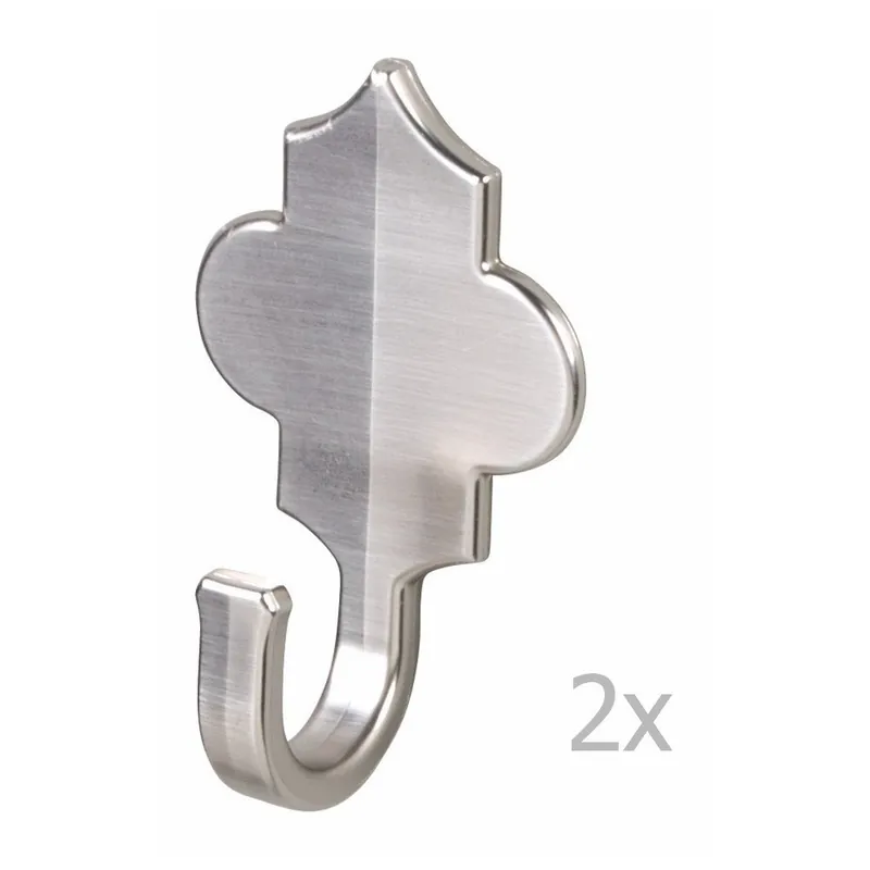 Nowy Zestaw 2 haczyków samoprzylepnych InterDesign Affixx Bonami