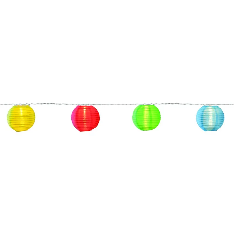 Hit sprzedaży Girlanda świetlna LED z lampionami odpowiednia na zewnątrz Star Trading Festival, dł. 4,5 m Bonami