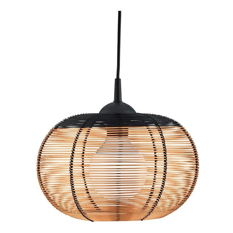 Szybka dostawa Miedziana lampa wisząca Searchlight Dome Bonami